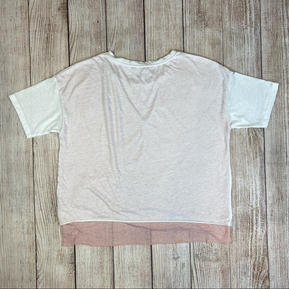 All Saints Pink and White Short Sleeve Tee - Picture 4 of 11